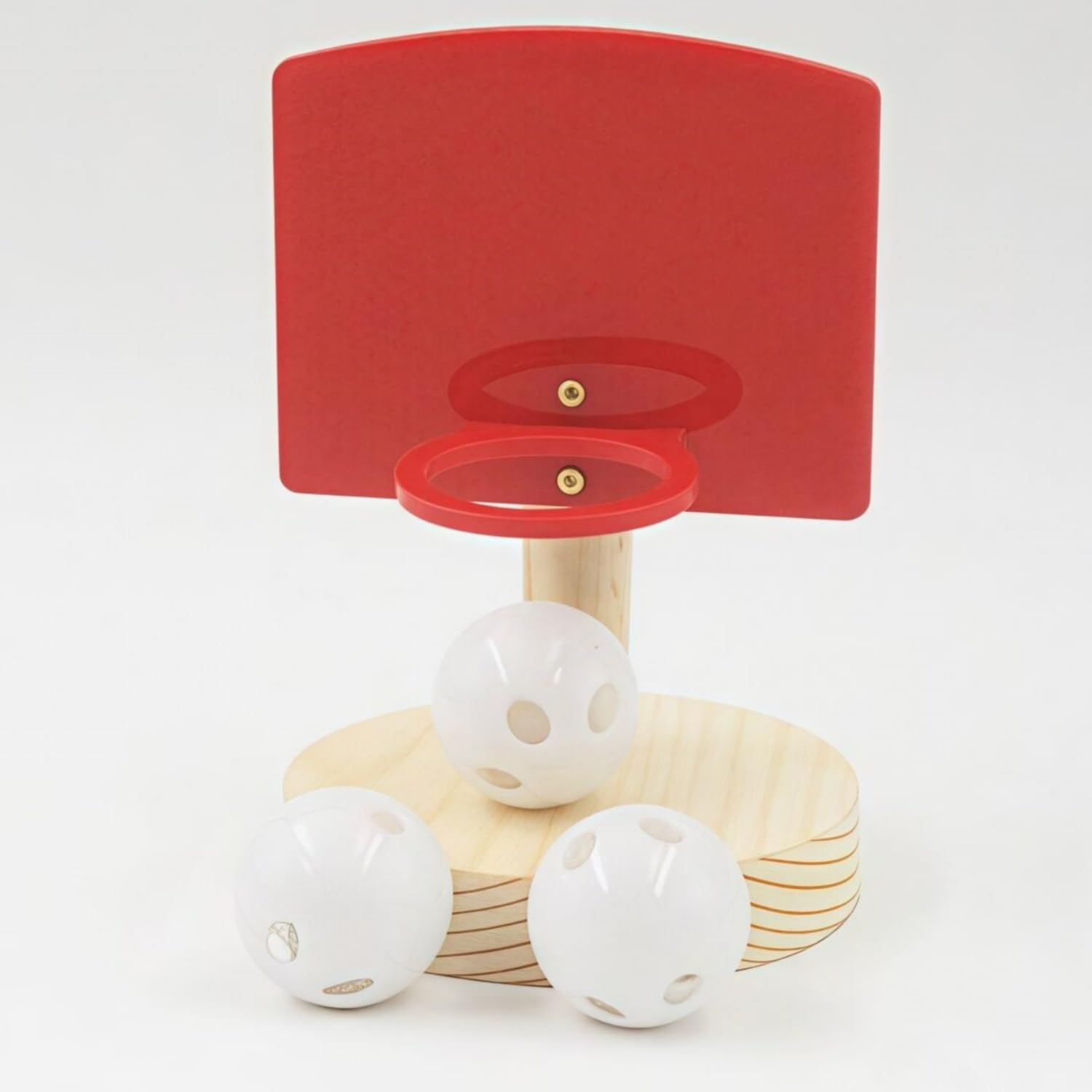 Parrot Cage Basketball Toy - Interactive Chewable Bird Cage Gym for Small to Medium Birds image number 1