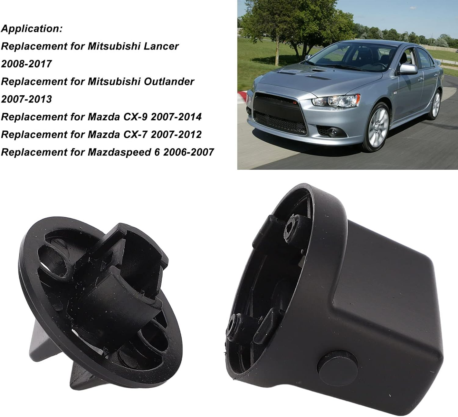 4408A167 Keyless Ignition Switch Knob, Ignition Start Switch Knob Cap and Insert for Lancer 2008‑2017, 4408A031, D6Y1 76 142, D461 66 141A 02 image number 6