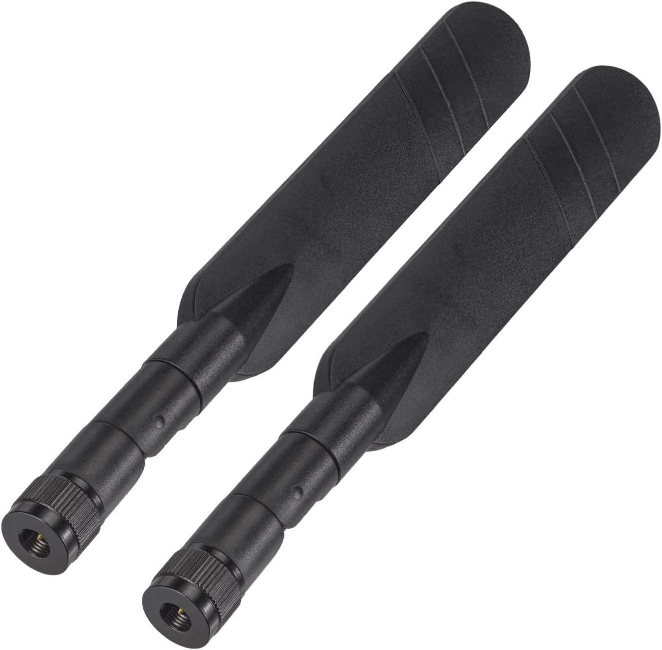 Eightwood 2Pcs 5Dbi 4G LTE Antenna SMA Plug Male Omni-Directional Antenna Compatible with AT&T Verizon Netgear Sierra Airlink Gateway Router Mobile Hotspot Wireless Home Phone MF279 700-2600Mhz