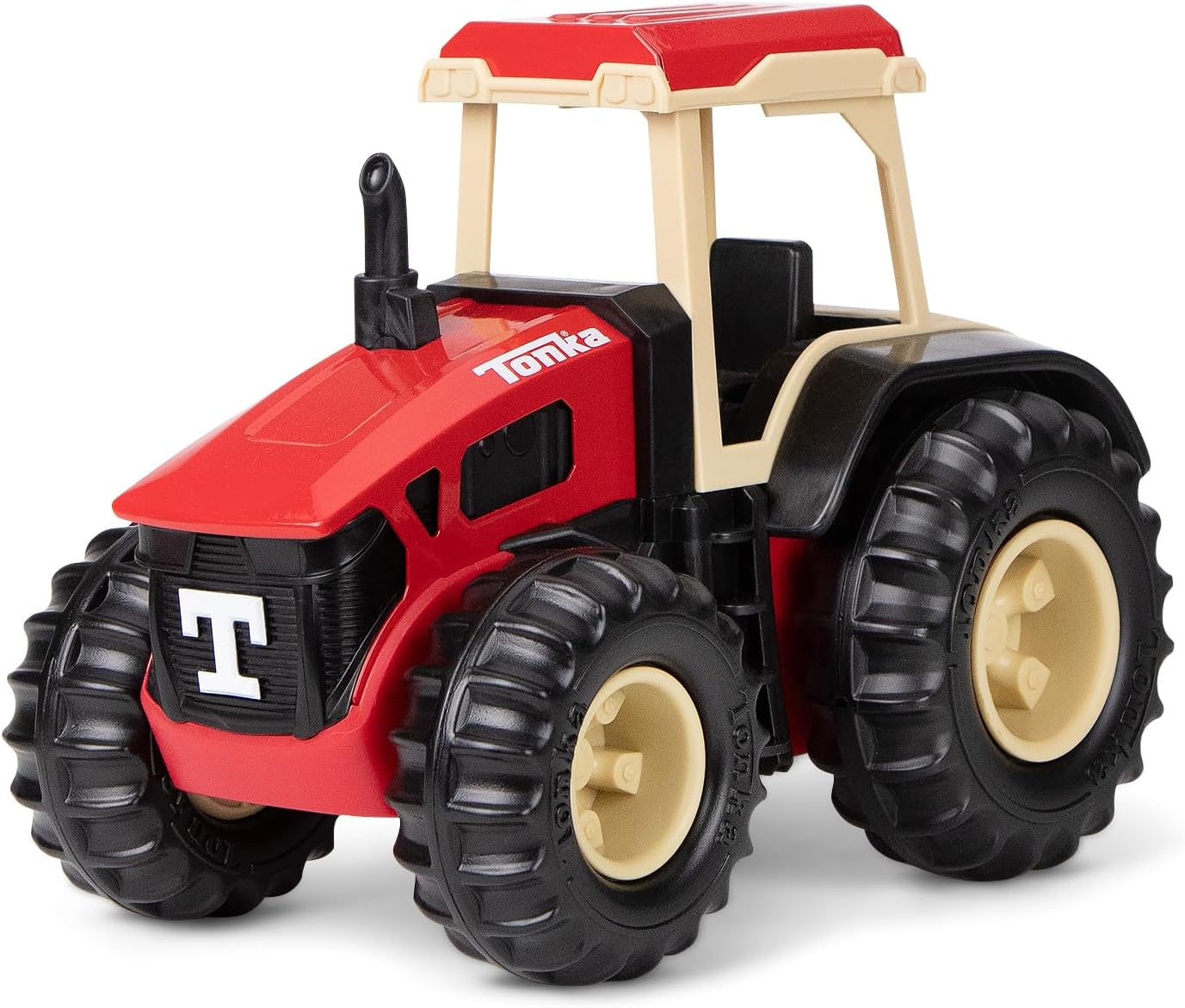 TONKA Steel Classic Farm Tractor & Plow - Frustration Free Packaging, Exclusive image number 4