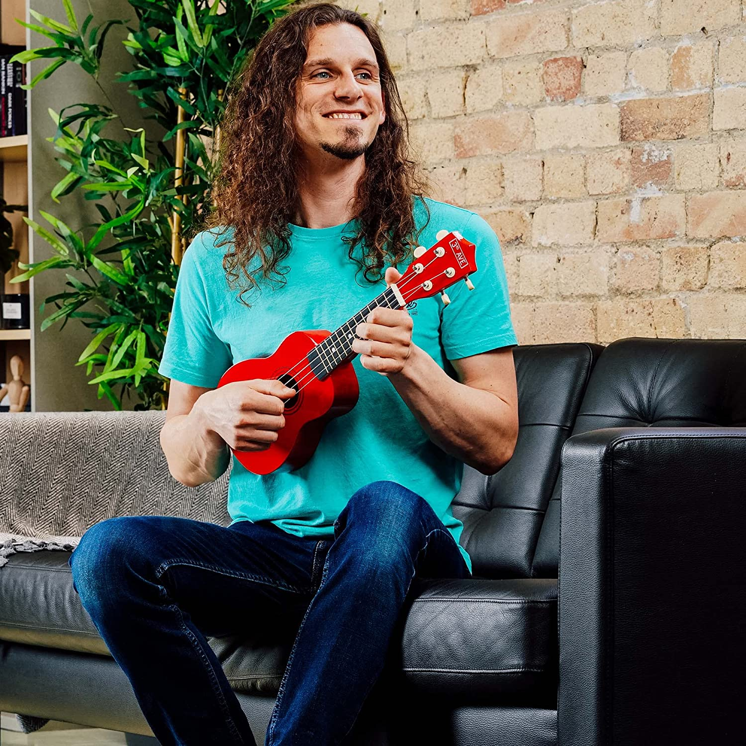 3Rd Avenue Soprano Ukulele Beginner 21 Inch 4 Nylon Strings with Free Uke Bag &ndash; Red image number 2