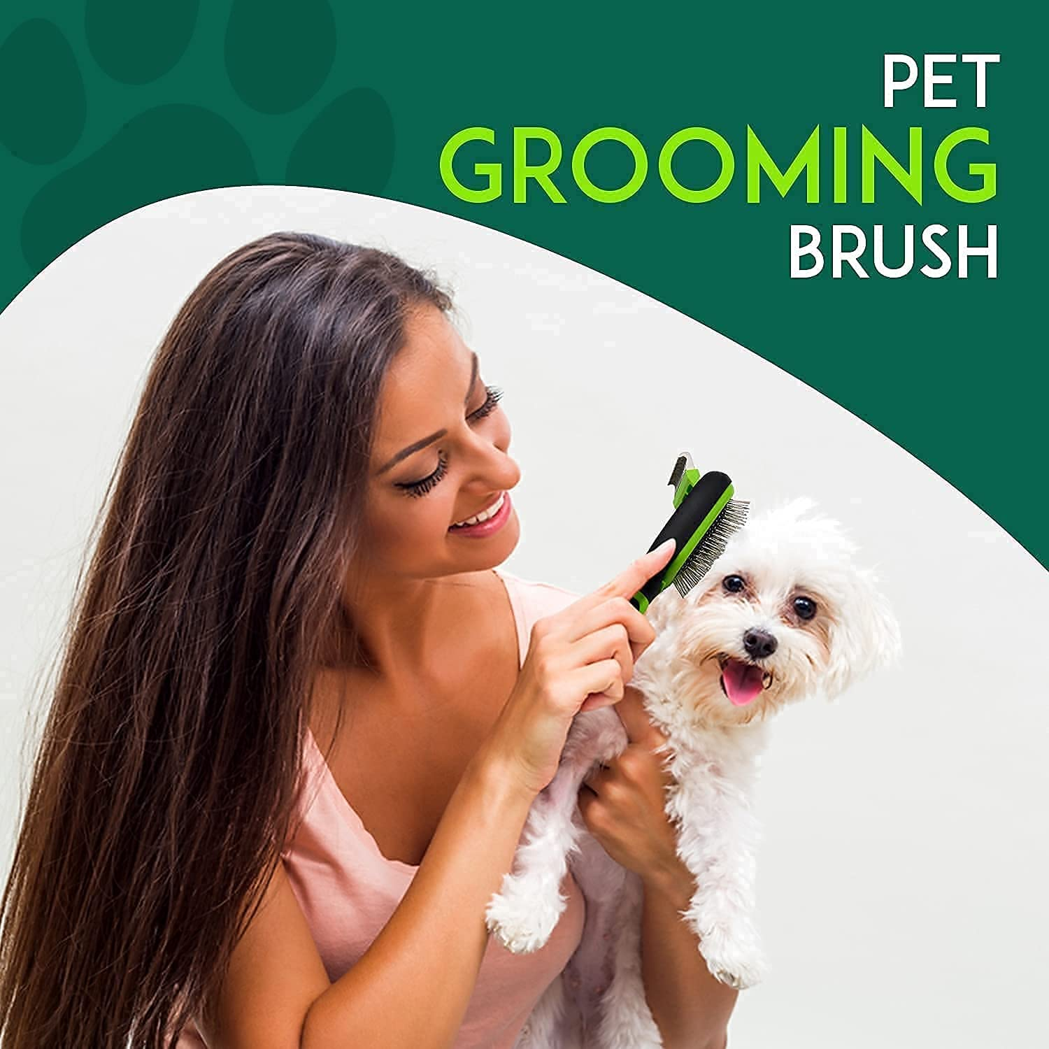 Sunshine Solution Professional Dog Brush , Cat Brush for Dog and Cat Grooming | 5 in One Solution | Dematting Comb | Dog Comb | Deshedding Comb | Bristle Brush | Pin Brush | Bath & Massage Cat Brush and Pet Brush image number 1