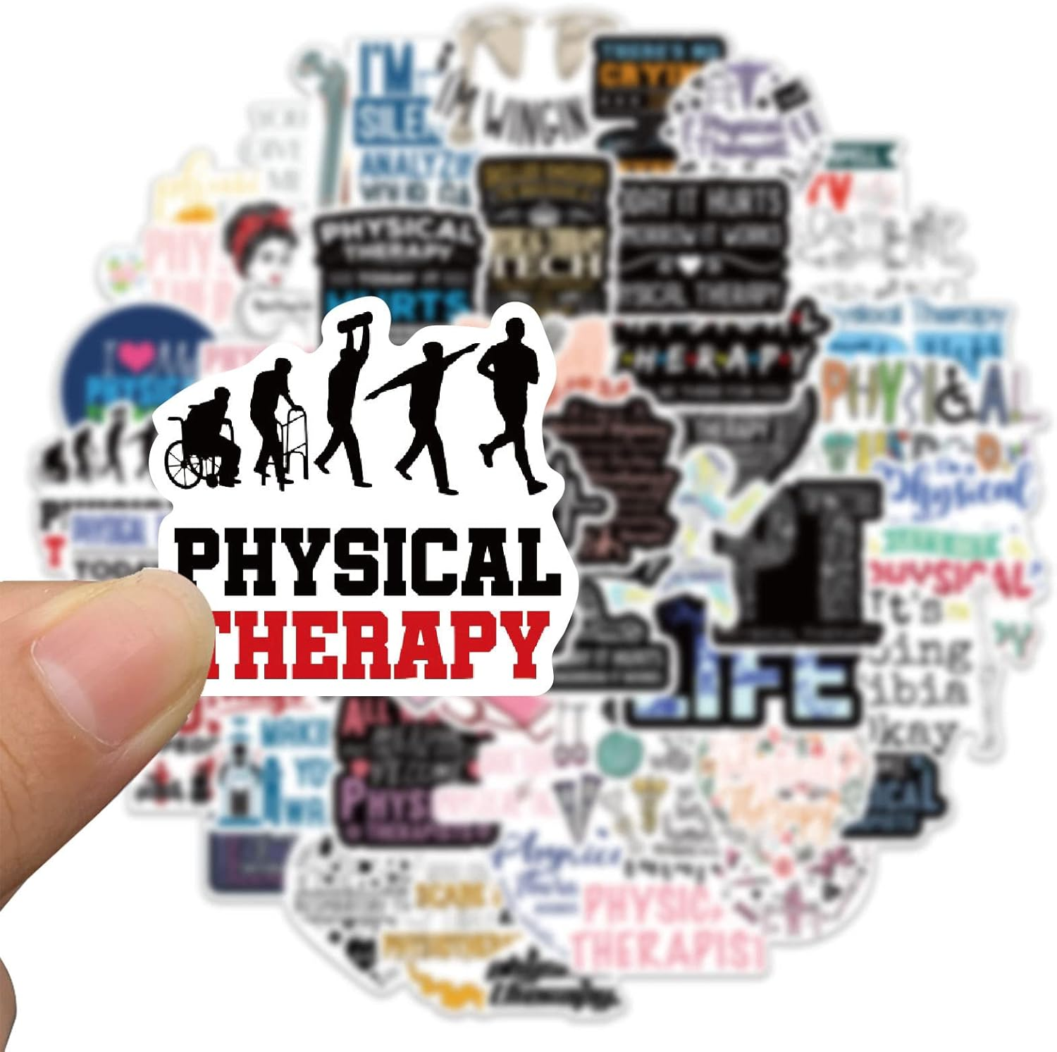 50 PCS Medical Assistant Sticker for Adults,Woman,Waterproof Vinyl Stickers for Laptops,Water Bottles,Scrapbooks,Phone,Medical Assistant Supplies,Medical Assistant Gifts, image number 1