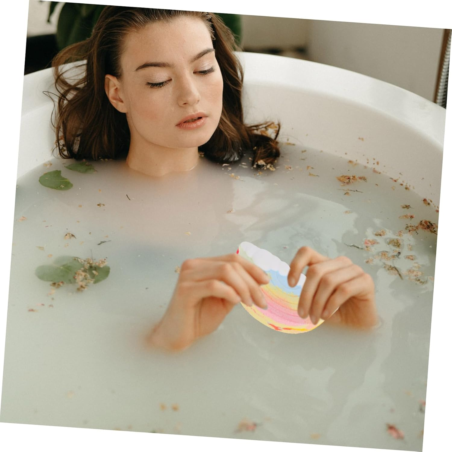 Minkissy Bath Bomb Planet Themed Spa Bubbles Handmade Bath Bomb Essential Oil Multi-Function image number 2